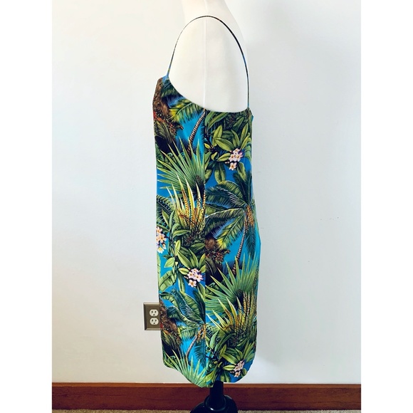 Company Ellen Tracy Silk Tropical Print Sundress - Picture 4 of 6